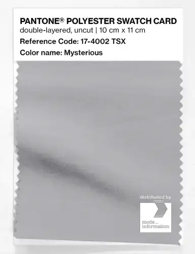 Artikelbild des Artikels “PANTONE® POLYESTER SWATCH CARD 17-4002 TSX Mysterious “