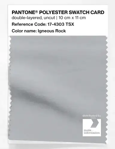 Artikelbild des Artikels “PANTONE® POLYESTER SWATCH CARD 17-4303 TSX Igneous Rock “