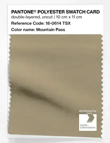 Artikelbild des Artikels “PANTONE® POLYESTER SWATCH CARD 18-0614 TSX Mountain Pass “