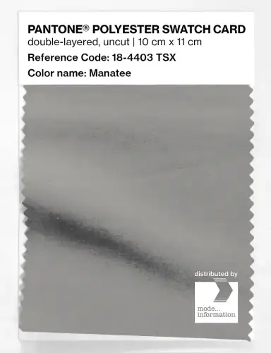 Artikelbild des Artikels “PANTONE® POLYESTER SWATCH CARD 18-4403 TSX Manatee “