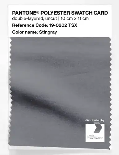 Artikelbild des Artikels “PANTONE® POLYESTER SWATCH CARD 19-0202 TSX Stingray “