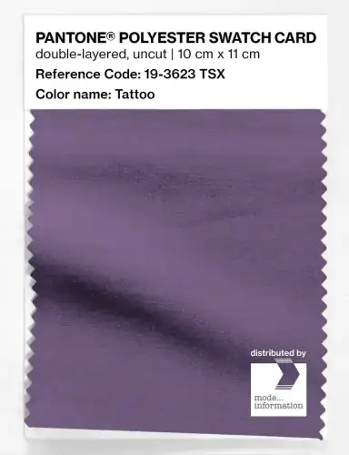 Artikelbild des Artikels “PANTONE® POLYESTER SWATCH CARD 19-3623 TSX Tattoo “