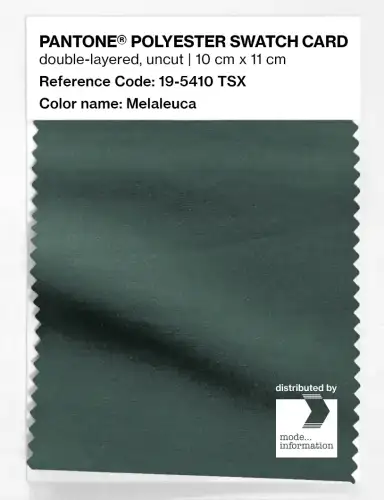 Artikelbild des Artikels “PANTONE® POLYESTER SWATCH CARD 19-5410 TSX Melaleuca “