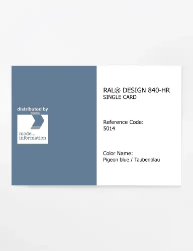 Artikelbild des Artikels “RAL® CLASSIC 840-HR SINGLE CARD 5014 Pigeon blue / Taubenblau “