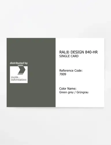 Artikelbild des Artikels “RAL® CLASSIC 840-HR SINGLE CARD 7009 Green grey / Grüngrau “