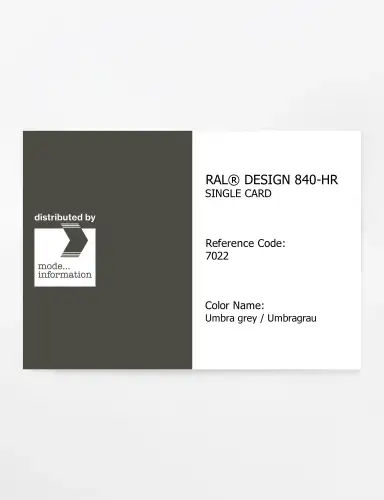 Artikelbild des Artikels “RAL® CLASSIC 840-HR SINGLE CARD 7022 Umbra grey / Umbragrau “