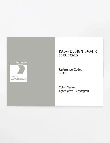 Artikelbild des Artikels “RAL® CLASSIC 840-HR SINGLE CARD 7038 Agate grey / Achatgrau “