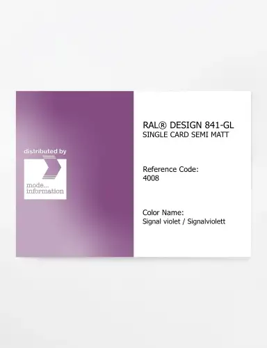 Artikelbild des Artikels “RAL® CLASSIC 841-GL SINGLE CARD 4008 Signal violet / Signalviolett “