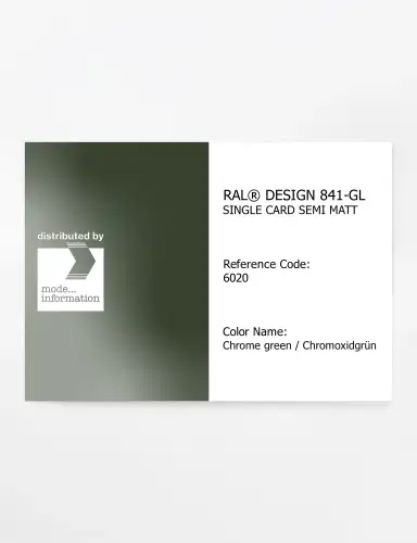 Artikelbild des Artikels “RAL® CLASSIC 841-GL SINGLE CARD 6020 Chrome green / Chromoxidgrün “