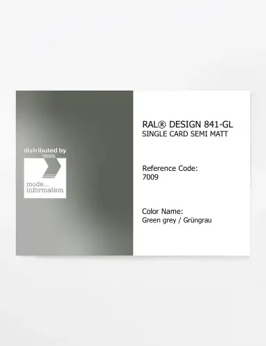 Artikelbild des Artikels “RAL® CLASSIC 841-GL SINGLE CARD 7009 Green grey / Grüngrau “