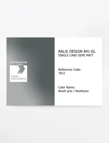 Artikelbild des Artikels “RAL® CLASSIC 841-GL SINGLE CARD 7012 Basalt grey / Basaltgrau “