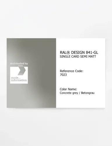 Artikelbild des Artikels “RAL® CLASSIC 841-GL SINGLE CARD 7023 Concrete grey / Betongrau “