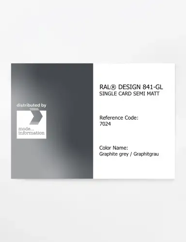 Artikelbild des Artikels “RAL® CLASSIC 841-GL SINGLE CARD 7024 Graphite grey / Graphitgrau “