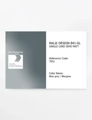 Artikelbild des Artikels “RAL® CLASSIC 841-GL SINGLE CARD 7031 Blue grey / Blaugrau “