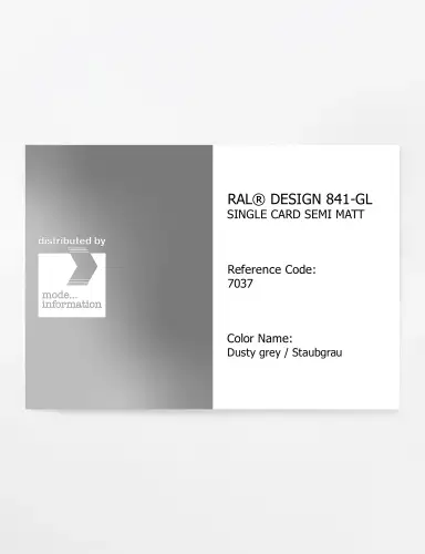 Artikelbild des Artikels “RAL® CLASSIC 841-GL SINGLE CARD 7037 Dusty grey / Staubgrau “