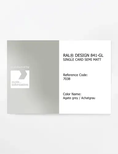 Artikelbild des Artikels “RAL® CLASSIC 841-GL SINGLE CARD 7038 Agate grey / Achatgrau “
