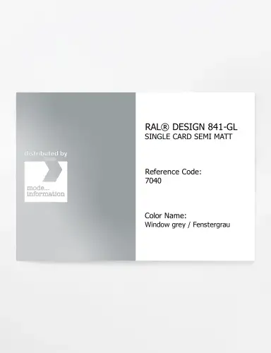 Artikelbild des Artikels “RAL® CLASSIC 841-GL SINGLE CARD 7040 Window grey / Fenstergrau “