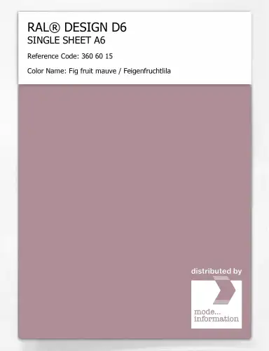 Artikelbild des Artikels “RAL® DESIGN D6 SINGLE SHEET A6 360 60 15 Fig fruit mauve / Feigenfruchtlila “