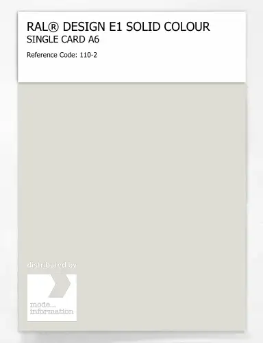 Artikelbild des Artikels “RAL® EFFECT E1 SINGLE CARD 100 SERIES 110-2 “