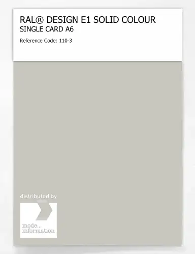 Artikelbild des Artikels “RAL® EFFECT E1 SINGLE CARD 100 SERIES 110-3 “