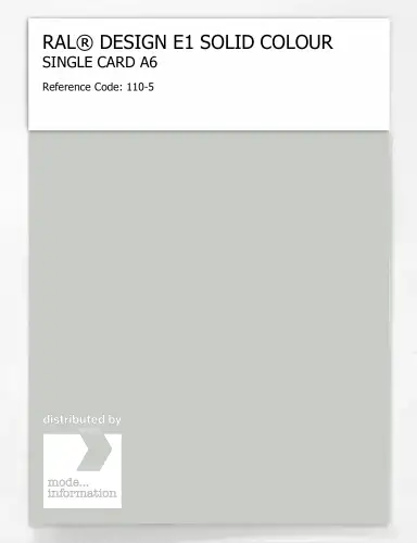Artikelbild des Artikels “RAL® EFFECT E1 SINGLE CARD 100 SERIES 110-5 “