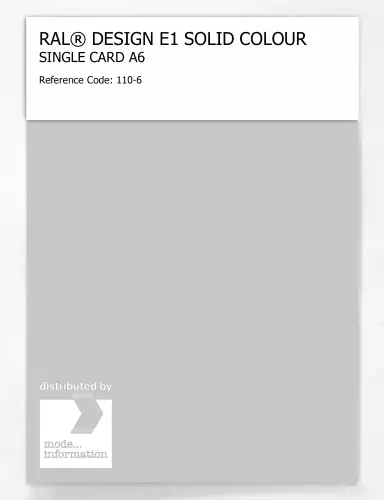 Artikelbild des Artikels “RAL® EFFECT E1 SINGLE CARD 100 SERIES 110-6 “