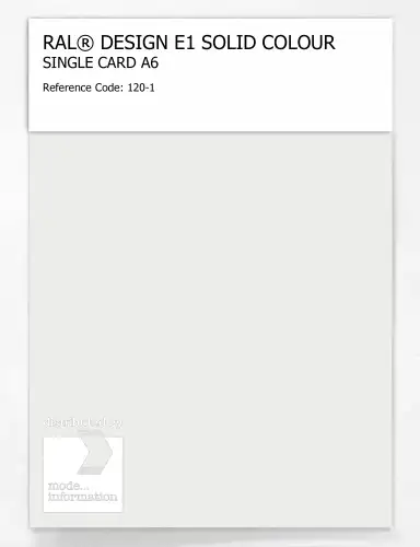 Artikelbild des Artikels “RAL® EFFECT E1 SINGLE CARD 100 SERIES 120-1 “