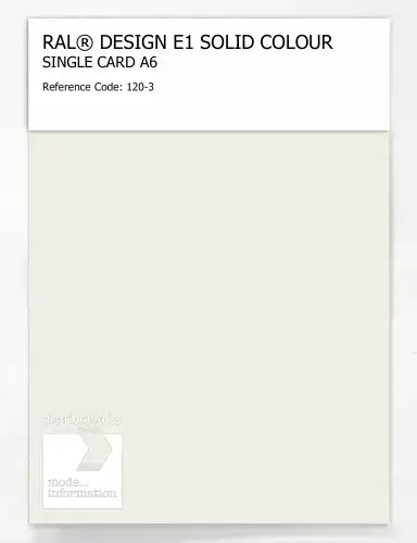 Artikelbild des Artikels “RAL® EFFECT E1 SINGLE CARD 100 SERIES 120-3 “