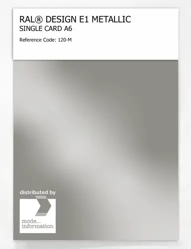 Artikelbild des Artikels “RAL® EFFECT E1 SINGLE CARD 100 SERIES 120-M METALLIC “