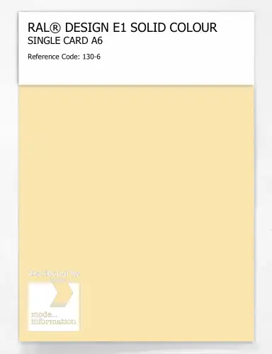 Artikelbild des Artikels “RAL® EFFECT E1 SINGLE CARD 100 SERIES 130-6 “