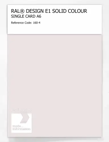 Artikelbild des Artikels “RAL® EFFECT E1 SINGLE CARD 100 SERIES 160-4 “