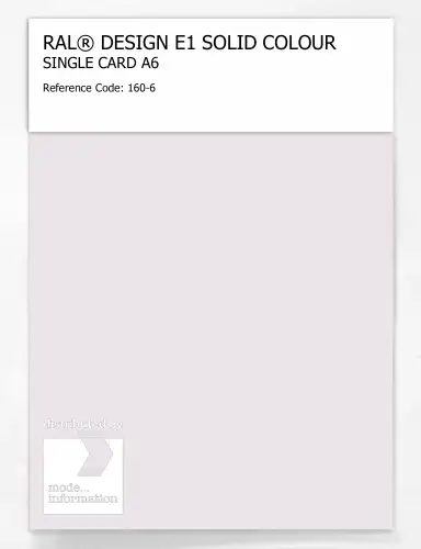 Artikelbild des Artikels “RAL® EFFECT E1 SINGLE CARD 100 SERIES 160-6 “