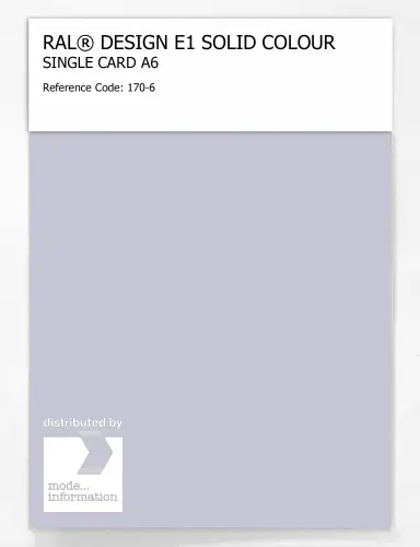 Artikelbild des Artikels “RAL® EFFECT E1 SINGLE CARD 100 SERIES 170-6 “