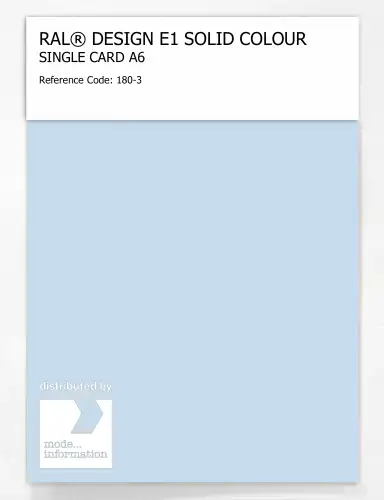 Artikelbild des Artikels “RAL® EFFECT E1 SINGLE CARD 100 SERIES 180-3 “