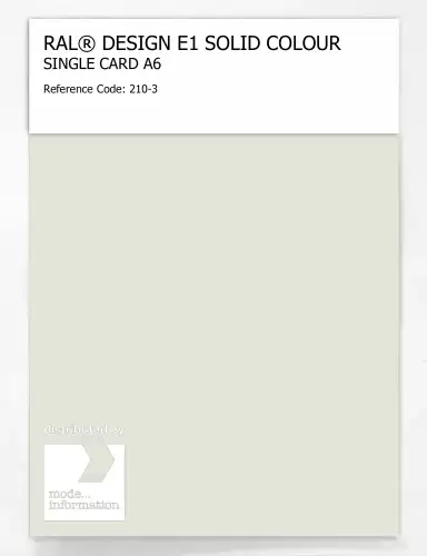 Artikelbild des Artikels “RAL® EFFECT E1 SINGLE CARD 200 SERIES 210-3 “