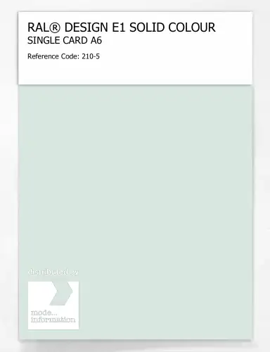 Artikelbild des Artikels “RAL® EFFECT E1 SINGLE CARD 200 SERIES 210-5 “