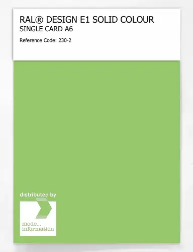 Artikelbild des Artikels “RAL® EFFECT E1 SINGLE CARD 200 SERIES 230-2 “
