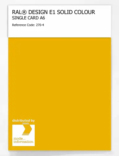 Artikelbild des Artikels “RAL® EFFECT E1 SINGLE CARD 200 SERIES 270-4 “