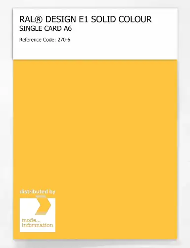 Artikelbild des Artikels “RAL® EFFECT E1 SINGLE CARD 200 SERIES 270-6 “