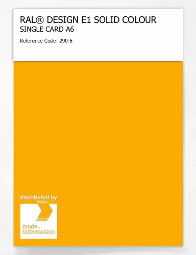 Artikelbild des Artikels “RAL® EFFECT E1 SINGLE CARD 200 SERIES 290-6 “