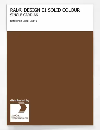 Artikelbild des Artikels “RAL® EFFECT E1 SINGLE CARD 300 SERIES 320-6 “