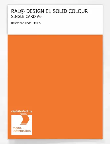 Artikelbild des Artikels “RAL® EFFECT E1 SINGLE CARD 300 SERIES 380-5 “