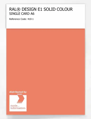 Artikelbild des Artikels “RAL® EFFECT E1 SINGLE CARD 400 SERIES 410-1 “