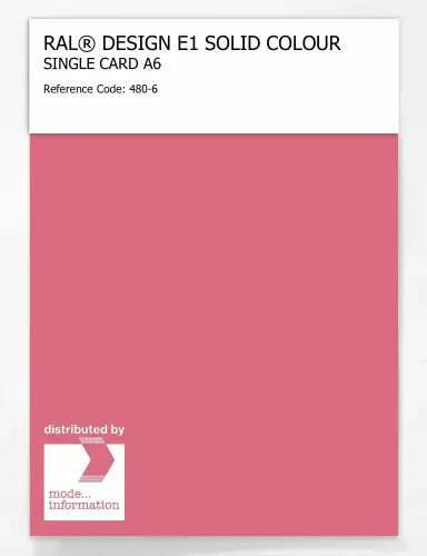 Artikelbild des Artikels “RAL® EFFECT E1 SINGLE CARD 400 SERIES 480-6 “
