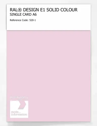 Artikelbild des Artikels “RAL® EFFECT E1 SINGLE CARD 500 SERIES 520-1 “