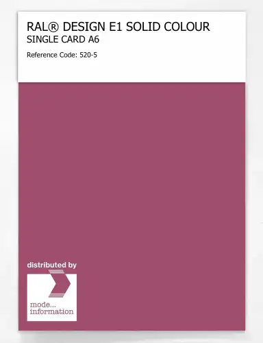 Artikelbild des Artikels “RAL® EFFECT E1 SINGLE CARD 500 SERIES 520-5 “