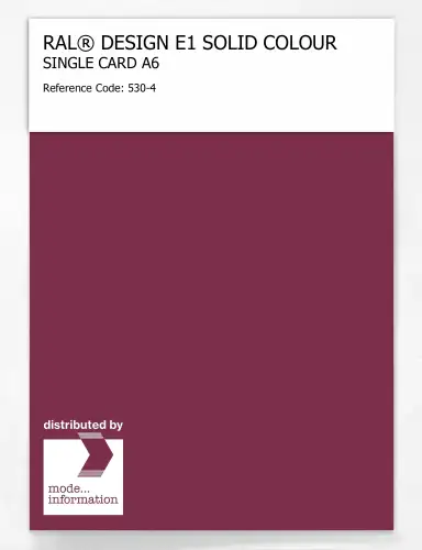 Artikelbild des Artikels “RAL® EFFECT E1 SINGLE CARD 500 SERIES 530-4 “