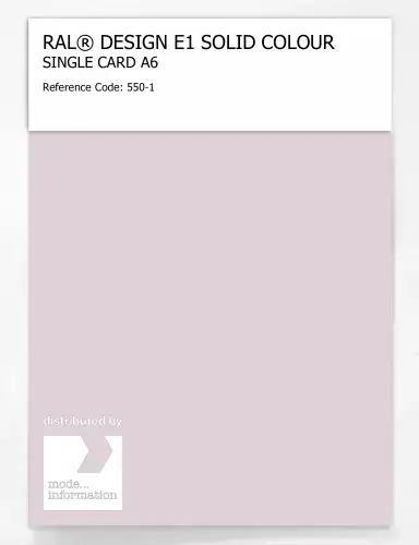 Artikelbild des Artikels “RAL® EFFECT E1 SINGLE CARD 500 SERIES 550-1 “