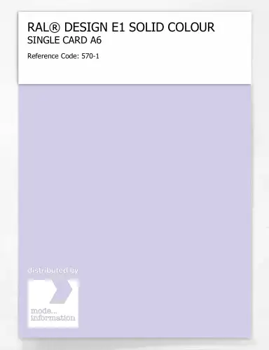 Artikelbild des Artikels “RAL® EFFECT E1 SINGLE CARD 500 SERIES 570-1 “