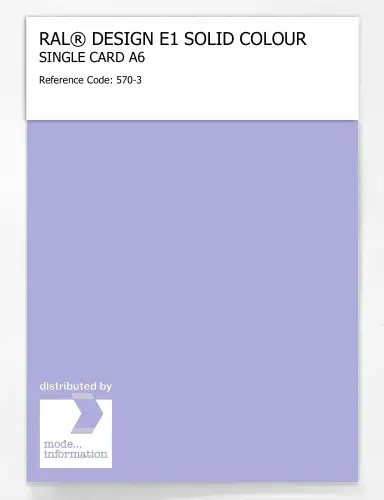 Artikelbild des Artikels “RAL® EFFECT E1 SINGLE CARD 500 SERIES 570-3 “